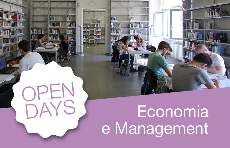 Open Day virtuale del Corso di Laurea in Economia — Università degli