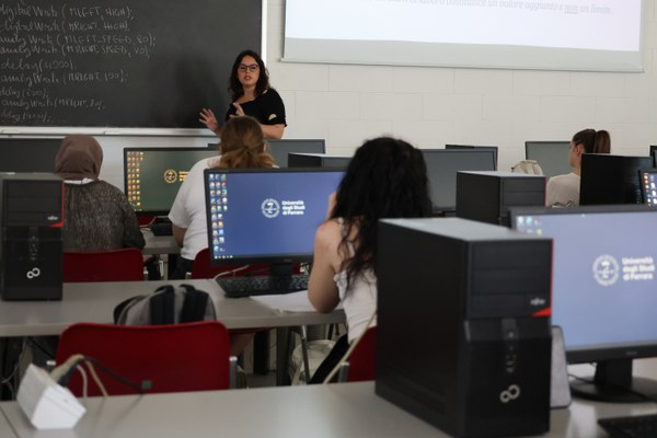 Un momento del summer camp di Ferrara