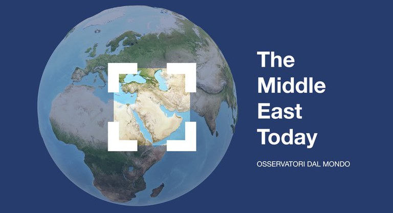 Map of the world highlighting the Middle East