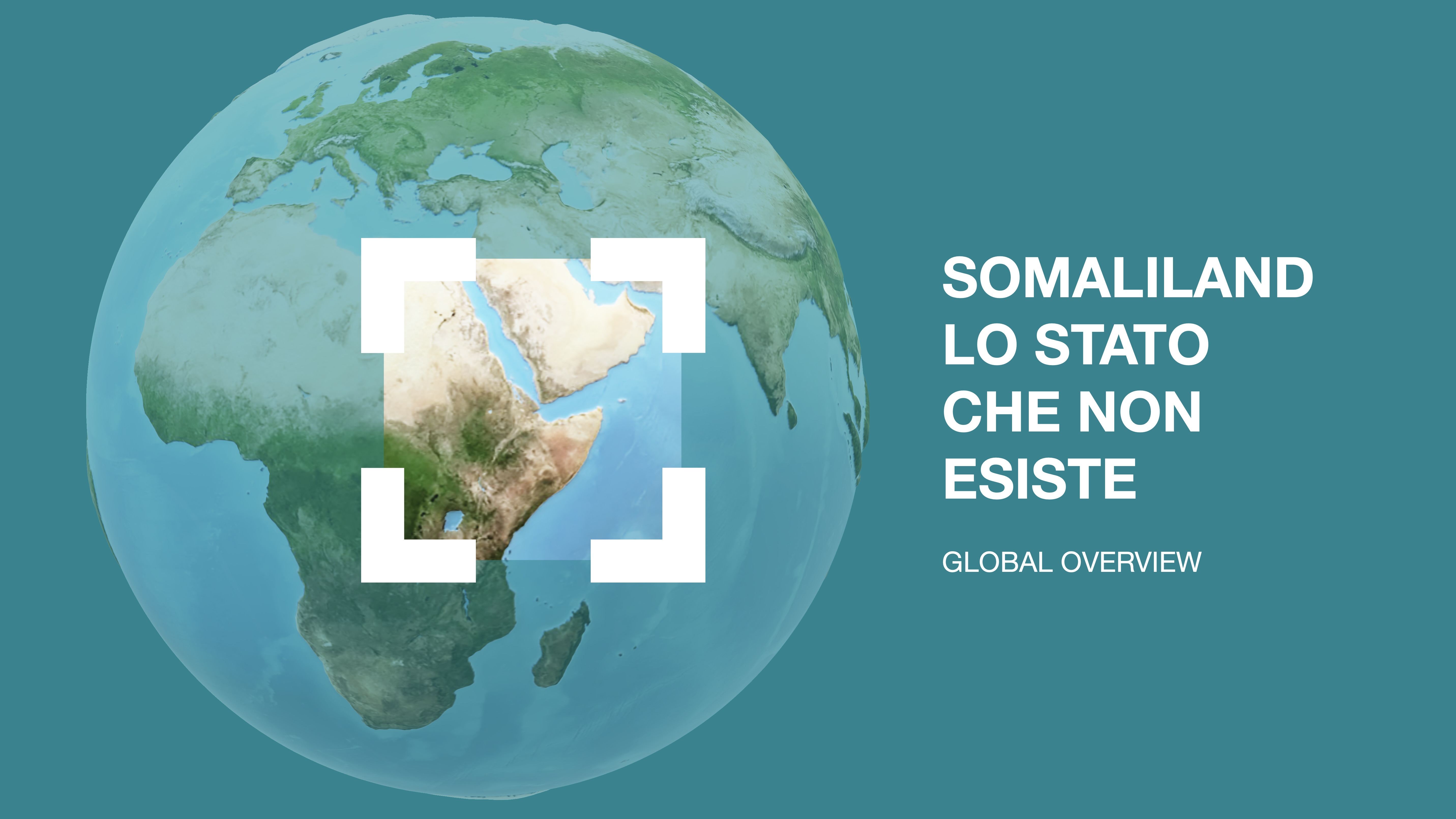 Map of the world highlighting Somaliland