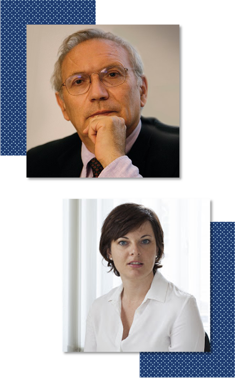 Prof. Patrizio Bianchi and Prof. Valentina Mini